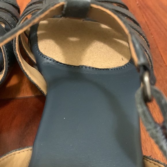 Naturalizer blue wedge sandals with Velcro straps 8.5 - Picture 9 of 14